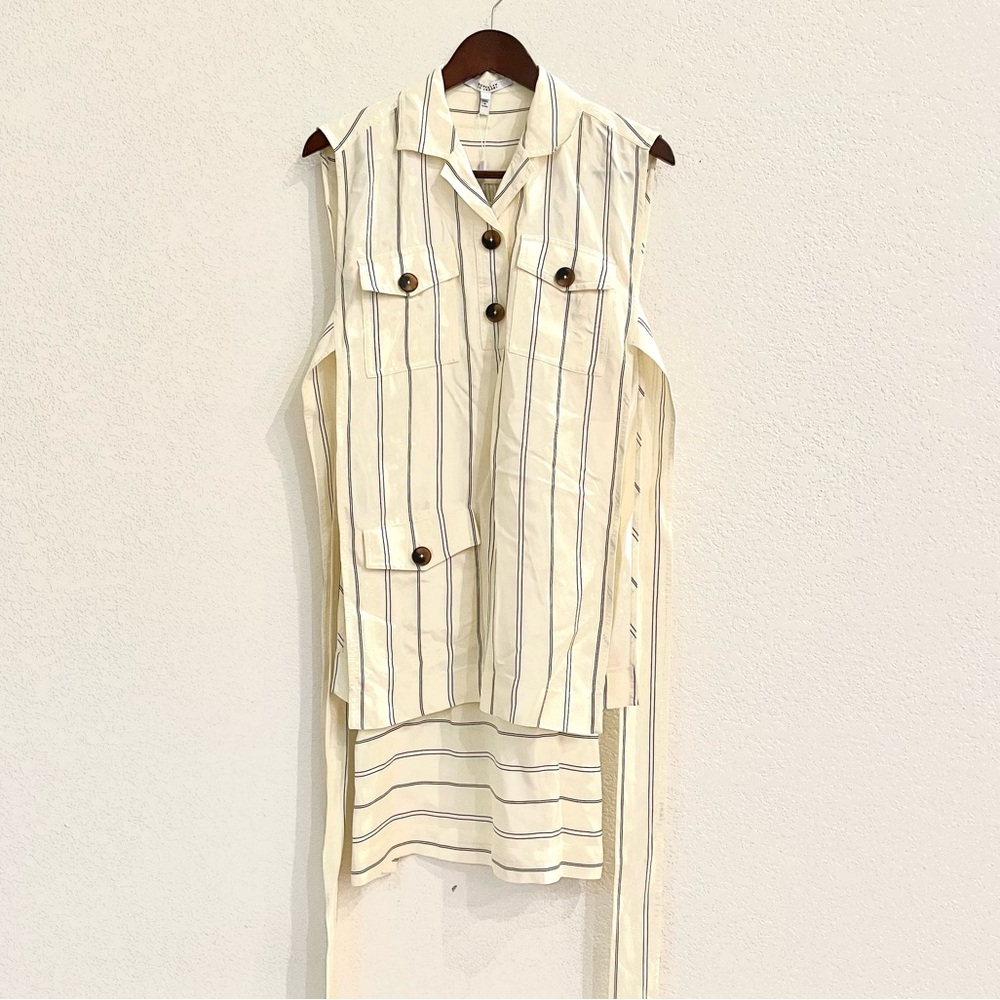 NWT Derek Lam 10 Crosby Utility Two-Piece Shirt Dress - Picture 12 of 16